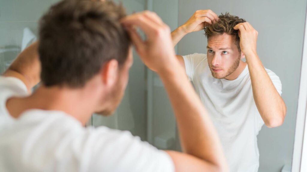 Des cheveux homme